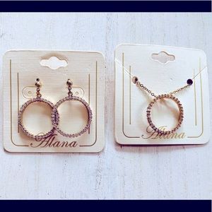 NWT Alana Necklace & Earrings Set